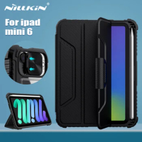 NILLKIN For iPad mini 6 Case Magnetic Case For iPad mini 6 2021Camera Protection Cover With Pencil Holder Smart Cover Funda
