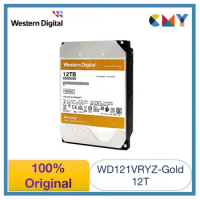 100% Original Western Digital WD Gold 12TB 3.5 HDD Enterprise Hard Drive SATA 7200 rpm WD121VRYZ