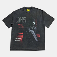 Tshirt Cls Oversized NAS 'ILL MATIC' Faded Wash