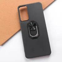 For TCL 40 NxtPaper 5G 40 X XE 5G 6.6" 2023 Back Finger Ring Soft TPU Silicone Case For TCL 40 NxtPaper 5G Phone Cover