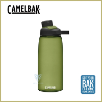 【美國CamelBak】1000ml Chute Mag戶外運動水瓶 橄欖綠 CB2469301001