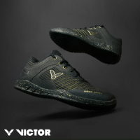 【VICTOR 勝利體育】VICTOR 羽球鞋 羽毛球鞋(VGHS 黑/金)