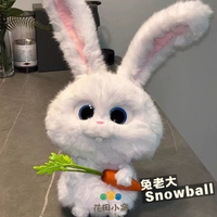 【玩偶】 毛絨玩偶 抱枕玩偶 兔老大玩偶 愛寵大機密系列 毛絨玩具 抱枕公仔 睡覺布娃娃 生日禮物 女 可開發票