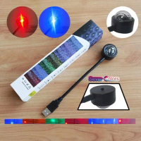 Lampu Proyektor Led USB Bintang Plafon mobil Kamar 9 Mode RGB