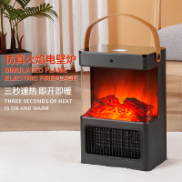 110V美標仿真火焰取暖器電熱暖氣家用浴室暖風機壁爐電壁爐熱風機