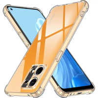 Luxury Clear Phone Case For Oppo Reno 7 4G Reno 8 4G Reno7 5G Reno 6 Pro 5G Shockproof Case For Oppo Reno 2 2F Reno 3 Back Cover