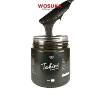 WOSUKA Black Sesame Tahini Paste Pasta Selai Oles Olesan Wijen Hitam Diet Sehat Vegan Keto NORMAL SU