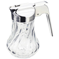 小禮堂 Echo 單耳玻璃油瓶 透明油瓶 噴油瓶 噴油罐 油壺 50ml (銀蓋) 4991203-144225