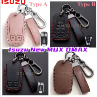 Hộp đựng chìa khóa điều khiển ô tô bằng da cho Isuzu New MU‑X (dòng X), DMAX/D Max X và mẫu pickup T