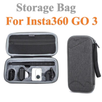 Storage Bag For Insta360 GO3 Portable Carrying Case Handbag Selfie Stick Storage Outdoor Sports Camera Protective Accessories
