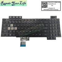 FX505 US Backlit Laptop Keyboard for Asus Tuf Gaming FX505GT FX505GM FX505GE FX505GD FX505G FX505DT FX86 English AEBKLU030 New