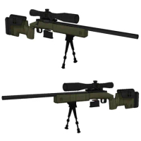 Sniper Rifle Gun M40a3 3D Paper Model Cannot Launch DIY Handmade Papercraft
