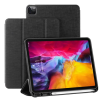 Tablet Case for Apple ipad 10.8 Slim Flip Cover Soft Protective Shell With Pencil Holder for ipad 10.8 inch Tablets cases