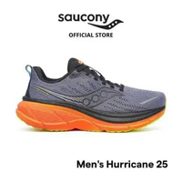 Sepatu Lari Pria SAUCONY Shoes Hurricane 25 Men's 43 Shadow / ViZi