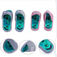Acupuncture Foot Massage Slippers Health Shoe Reflexology Magnetic Sandals Acupuncture Healthy Feet Care Massager Magnet Shoes