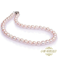 【小樂珠寶】7-7.5mm日本AKOYA-頂級日本天然海水珍珠項鍊