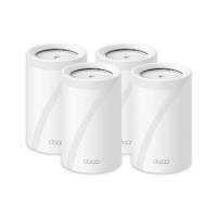 【TP-Link】四入組-Deco BE65 WiFi 7 BE11000 三頻2.5Gbps 真Mesh 無線網路網狀路由器(Wi-Fi 7分享器/VPN)