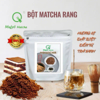 Matcha Mujyõ gói 100g|Houjicha Grade|màu nâu cà phê đẹp mắt-CN Japan:Bột Trà Rang Nguyên Chất 100%