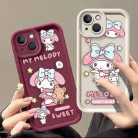Luxtury Phone Case For Samsung A03 A04 A04E A04S A05 A05S A10S A11 A12 A14 A15 A20 A22 4G 5G Case Funda Cute Cartoon My Melody
