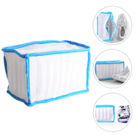 Toiletry Bag Shoes Washing Tool Zipper Mesh Dryer Washer Mesh Cleaning Pouch for Sneakers Polyester Organizer Travel