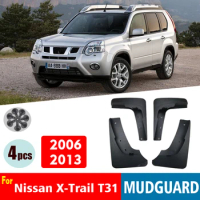 Mudflaps FOR NISSAN X-Trail XTRAIL T31 Mudguards Fender Mud Flap Guards Splash Mudguard Car Accessories Auto Styline 2006-2013