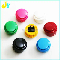 30mm Arcade Push Buttons Round Button Arcade Switch For Arcade Cabinet DIY kit arcade joystick console parts 30pcs