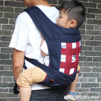 嬰兒寶寶前抱后背式簡易刺繡老式傳統大孩背帶背巾背袋抱娃神器 全館免運