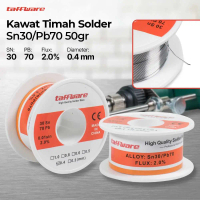Taffware Kawat Timah Solder Sn30/Pb70 50gr