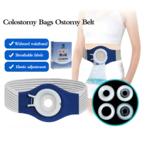 1 Set Colostomy Bags Ostomy Belt Drainable Urostomy Bag After Colostomy Ileostomy Pouch Ostomy Belt With Bag Health Care Tools