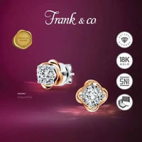 Frank & co. Earrings/Anting Peony 1 GIA