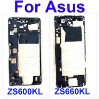 Middle Frame Housing With NFC For Asus Rog Phone ZS600KL Z01QD / ROG Phone 2 ZS660KL I001D Rear Bezel Plate Chassis Housing