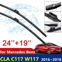 for Mercedes Benz CLA C117 W117 2016~2018 2017 Windscreen Car Wiper Blades CLA180 CLA200 CLA220 CLA250 CLA45 AMG Car Accessories