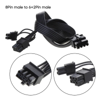 Kabel Bekalan Kuasa, GPU 8PIN ke 8PIN (6 + 2), untuk Corsair CX850M CX750M CX600M GPU, PCIe 6Pin ke