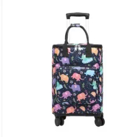Portable Folding Grocery Shopping Bag With Wheels Travel Trolley Shopping Bag Picnic Insulation Shopping Bag Household Grocery