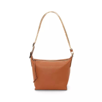 LOEWE Cubi Crossbody Bag Supple Smooth Calfskin Jacquard Tan