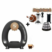 JFactory Mesin Kopi Espresso Coffee Maker Otomatis 240ml - Alat Pembuat Kopi Espresso Cappuccino Mil