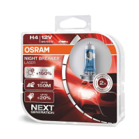 Osram H4 Night Breaker Laser Bulb - +150% KecerahanSelamat datang ke kedai kami