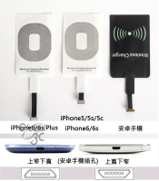 iPhone6 iPhone6s Plus 輸出1A版 QI 無線充電貼片 無線充電感應器 安卓 HTC 三星 LG【APP下單4%回饋】