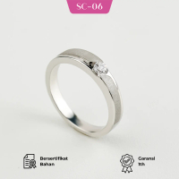 Sovia Jewelry - Cincin Cowok Silver Model SC-06