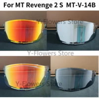Helmet Lens for MT Revenge 2 S MT-V-14B MT V 14B Motorcycle Helmet Visor Windshield Shield Motorbike Accessories Glasses Casco
