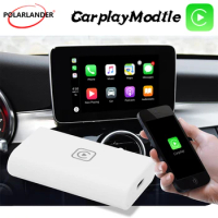 PolarLander  Smart CarPlay Box Android Auto Wireless Bluetooth Casting Car Machine WiFi Car Play Dongle USB Apple Adapter White