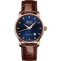 MIDO 美度 官方授權 永恆午夜藍機械錶 送禮推薦-38mm M86003158