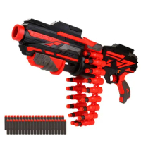 New Chain Manual Burst Soft Bullet Gun Suit for Nerf bullets Toy Gun EVA Dart Blaster Toy Machine Gun Kids Best Gift