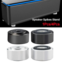 Prime Digital 1/4 Keping Tahan lama Aloi Aluminium Penyangga Speaker Spikes Pengasingan Menyerap Kej
