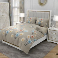 Bed Cover Set Glenca 90x200 - 180x200 - Vilansi tempe silicon dakron lembut Bantal bedcover set set
