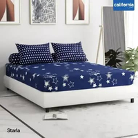 CALIFORNIA Sprei California King Fitted Bantal 4 ukuran 180x200 Sprei California Bantal 4 Starla