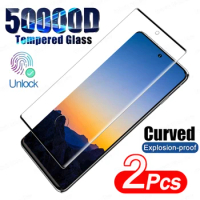2Pcs Curved Tempered Glass For Samsung Galaxy S24 S22 S23 S21 S20 Plus Ultra FE Screen Protector Note 10 9 20 Plus S9 S10 Glass