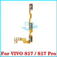 For VIVO S16 S17 Pro V2244 V2245 V2283A V2284A Power On Off Volume Up Down Switch Side Button Key Flex Cable Replacement