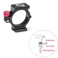 Extension Mounting Ring w/ 1/4''Thread for Zhiyun Smooth 4 Cold Shoe Adapter Ring for smooth 4 Applied to Rode gimbal microphone