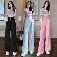 M6666 - QUẦN SUÔNG CẠP CAO GEN BỤNG KHÓA TRƯỚC, QUẦN ỐNG RỘNG CẠP CAO